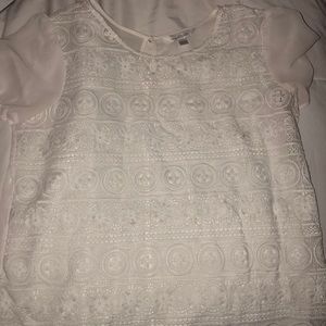 White blouse, Charming Charles